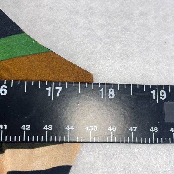 LBISSE Womens S Multi Color Striped Ruched Sleeveless Top Back Zip Stretch - Picture 5 of 9